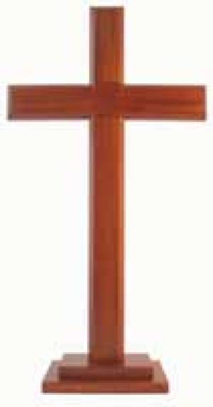 Plain Standing Cross With Stepped Base 32