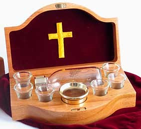 Portable Communion Set Red