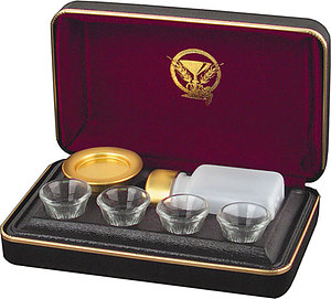 Portable Communion Set - Brasstone