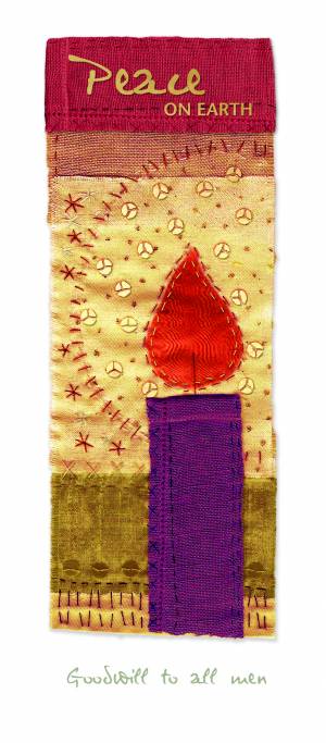 Warm Patchwork Card - Pack of 16