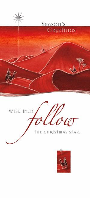Wise Men Follow Card - Pack of 12