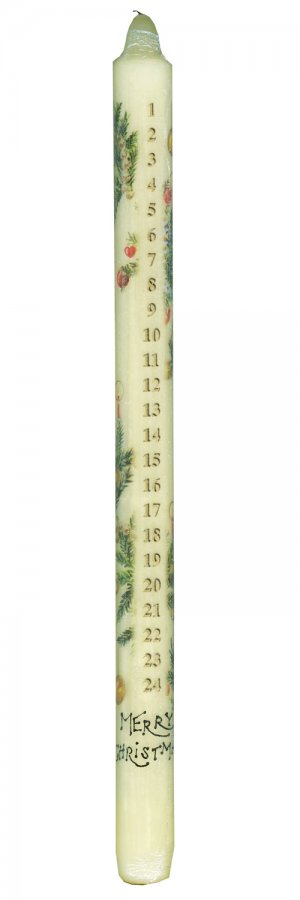 Christmas Advent Candle - Single