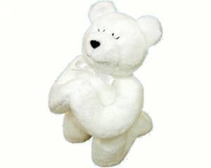 White Praying Holy Bear