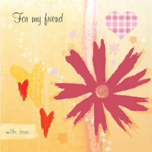 For My Friend Card - Single