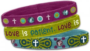 Love Stretch Bangles - Set of 3