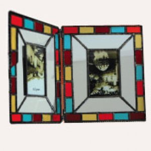 Rainbow Coloured Photo Frame