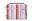 Sassy Stripes Pink and Lavender Medium Bible Cover