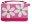 Microfibre Daisy Bible Cover: Pink,  Large