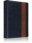 ESV Study Bible Leather-like Navy Tan Band