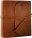 ESV Journaling Bible: Brown, Flap with Strap, Natural Leather