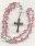 Anglican Rosary: Light Rose Swarovski� Crystal
