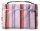 Sassy Stripes Bible Cover: Pink & Lavender, Large