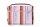 Sassy Stripes Bible Cover: Pink & Lavender, Medium