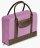 Bible Study Organiser: Pink, Large - with Leather-Look Accents