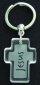 Cross Jesus Crystal Key Ring