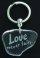 Love Crystal Key Ring