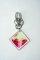 Dove Colour Crystal Key Ring