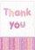 Thank you Card - Single
