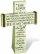 Resin Desktop Cross: The Lord Is My Rock