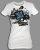 T Shirt White Girls Grunge XLarge