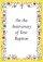 Anniversary Of Baptism Card - Pack of 10