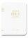 NRSV Holy Bible: White, Fine Binding Faux Leather - NRSV