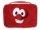Veggie Bob Plush Bible Cover: Red, Medium - VeggieTales