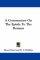 COMMENTARY ON THE EPISTLE TO THE ROMANS