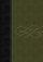 KJV Personal Size, Giant Print Bible: Black / Khaki Green, LeatherSoft,  - Reference Edition