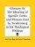 Glossary Or The Meaning Of Specific Terms And Phrases Used By Swedenborg In His Theological Writings (1915)