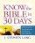 Know the Bible in 30 Days
