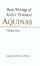 God And The Order Of Creation - Basic Writings Of St. Thomas Aquinas, Volume 1 of 2