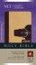 NLT Pocket Thinline Bible: Port / Beige, Imitation Leather with Magnetic Buckle