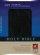 NLT Slimline Center Column Reference Bible: Black, Bonded Leather