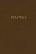 NKJV Pew Bible: Brown, Hardback