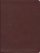 The Message Large Print : Burgundy, Leather Look