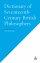 Dictionary of Seventeenth-Century British Philosophers