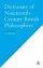 Dictionary Of Nineteenth-Century British Philosophers
