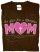 Christian Mom T Shirt: Brown, XLarge