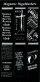 Black & White Magnetic Page Markers - Pack of 6