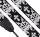 Scrolls Crosses Guitar Strap