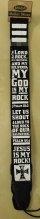 God Is My Rock Guitar Strap - Psalm Verse