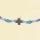 Necklace Blue seed with cross Pack of 3