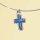 Necklace Wire hoop with cross Pack of 3