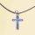 Necklace Cord with glitter cross Pack of 3