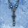 Blue Glo Beads and Cross Necklace Pack of 3
