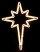 Large White Opaque Double Star