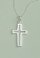 Open Cross Pendant: Silver, Medium