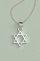 Star of David Pendant: Silver