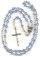 Catholic Rosary: Light Sapphire Swarovski� Crystal 